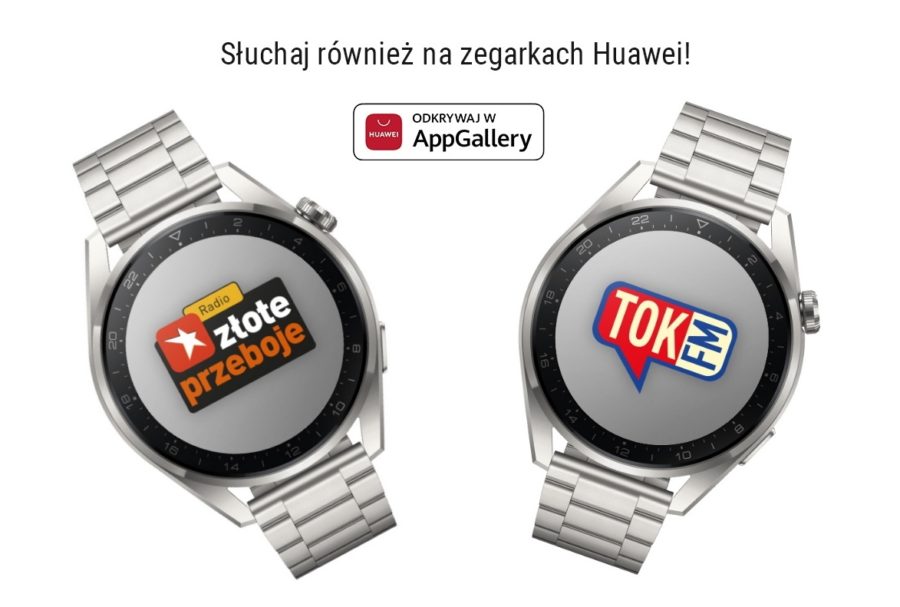 Aplikacje radiowe na zegarki Huawei Watch 3