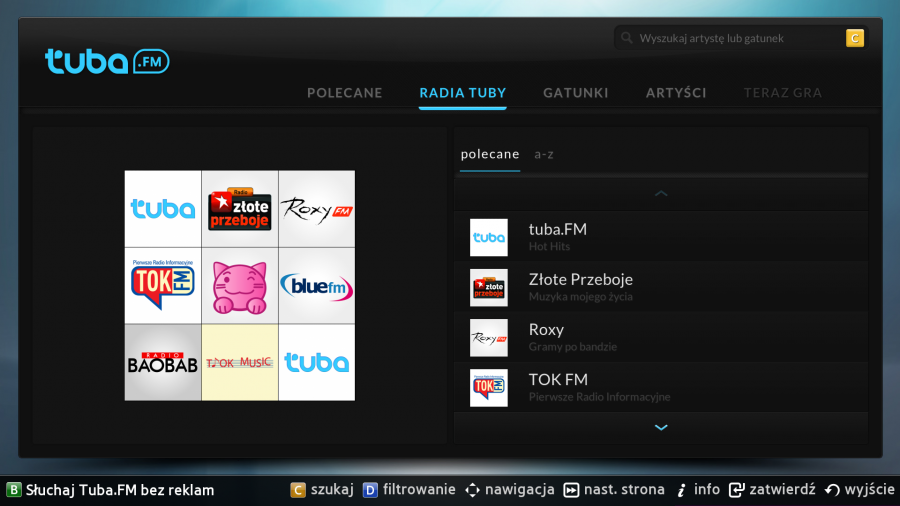 Tuba.FM w Samsung Smart TV