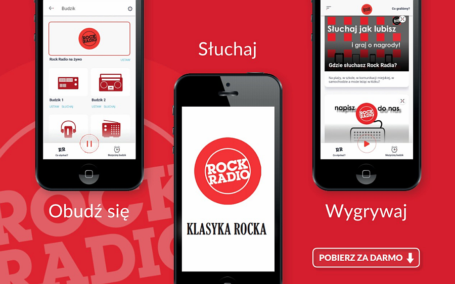aplikacja mobilna Rock Radio